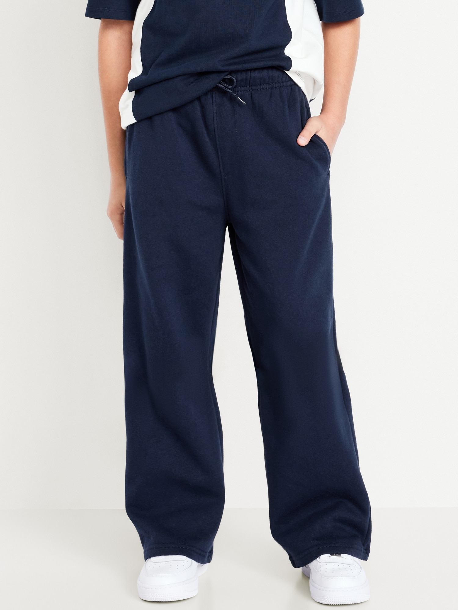 PANTALON FAVORI À COUPE TRÈS GÉNÉREUSE EN MOLLETON POUR TOUT-PETIT GARÇON
