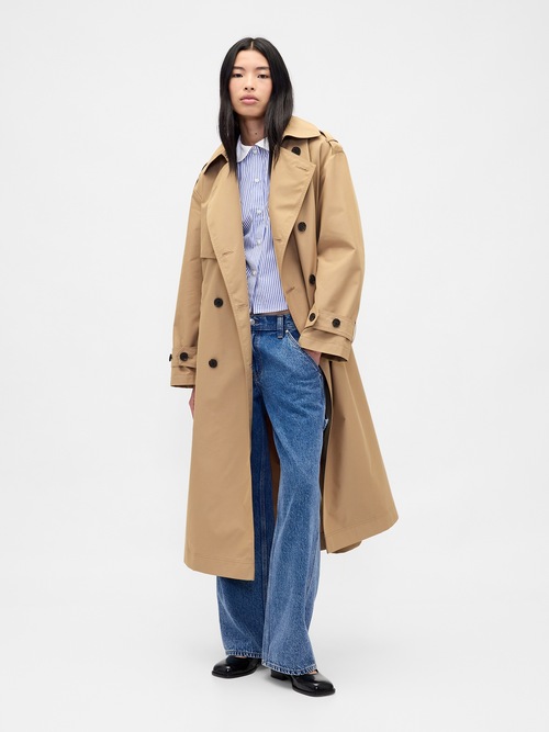 Gap &times; Sandy Liang バックリボン トレンチコート