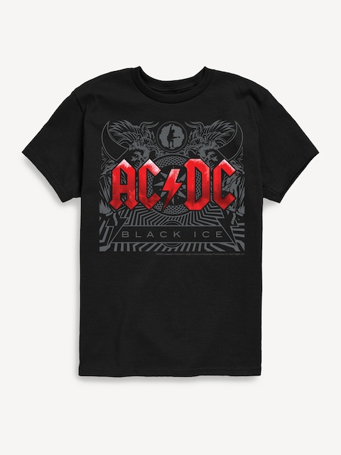 ACDC Black Ice Short Sleeve T-Shirt For Kids