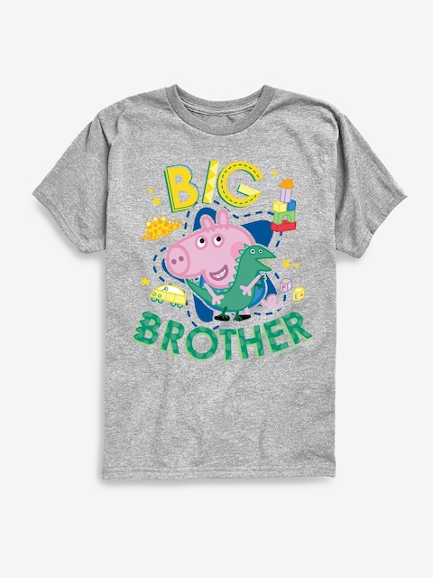 Peppa Pig Big Brother George Short Sleeve T-Shirt For Toddler