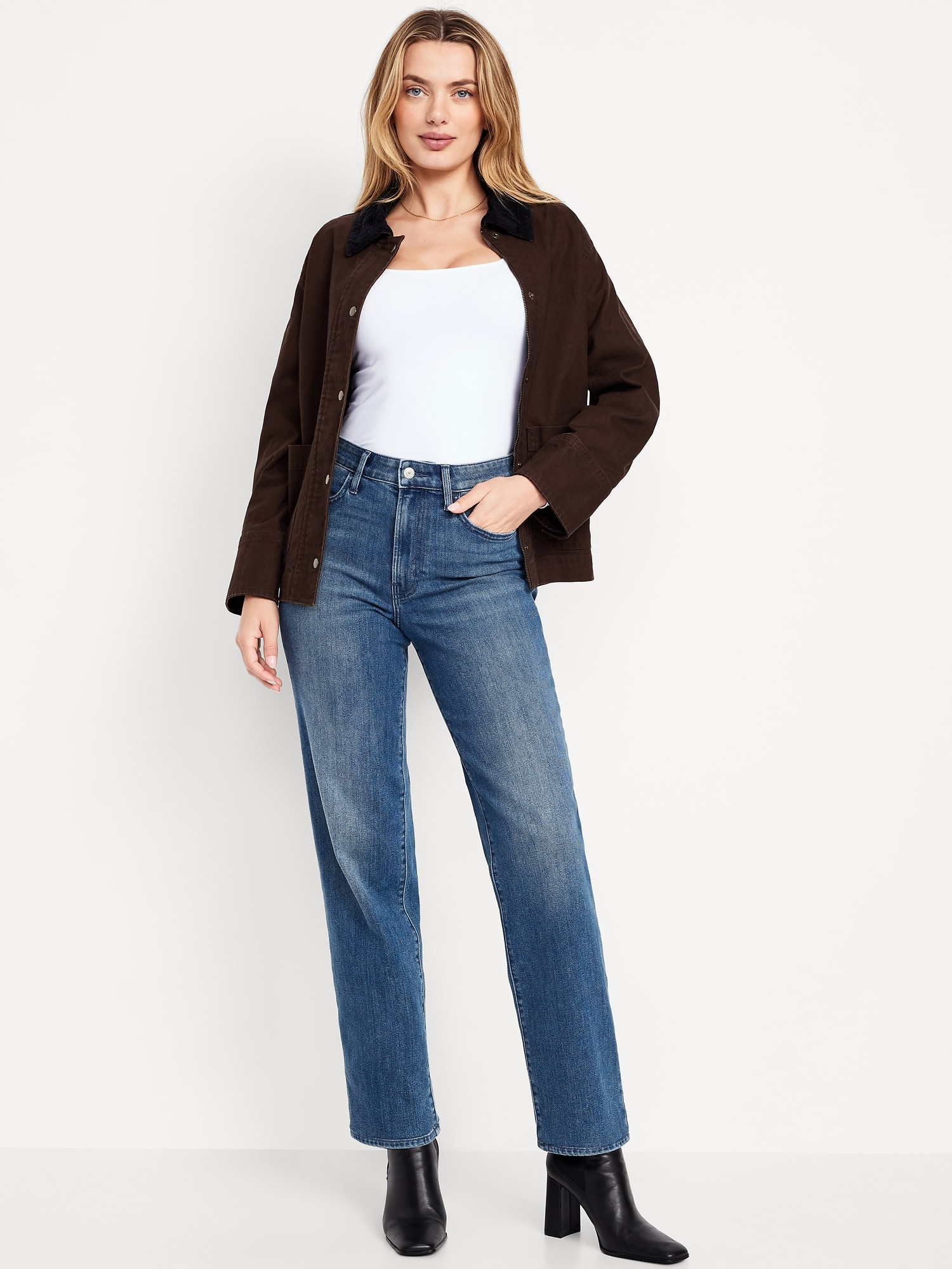 JEAN WOW AMPLE À TAILLE HAUTE