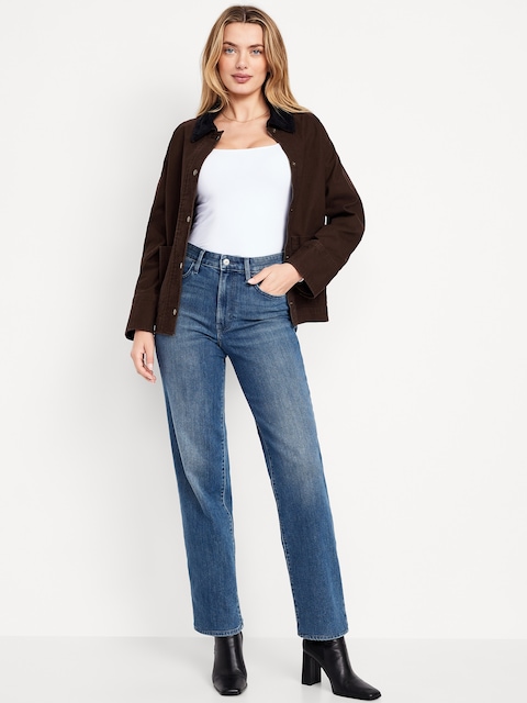 High-Waisted Wow Loose Jeans