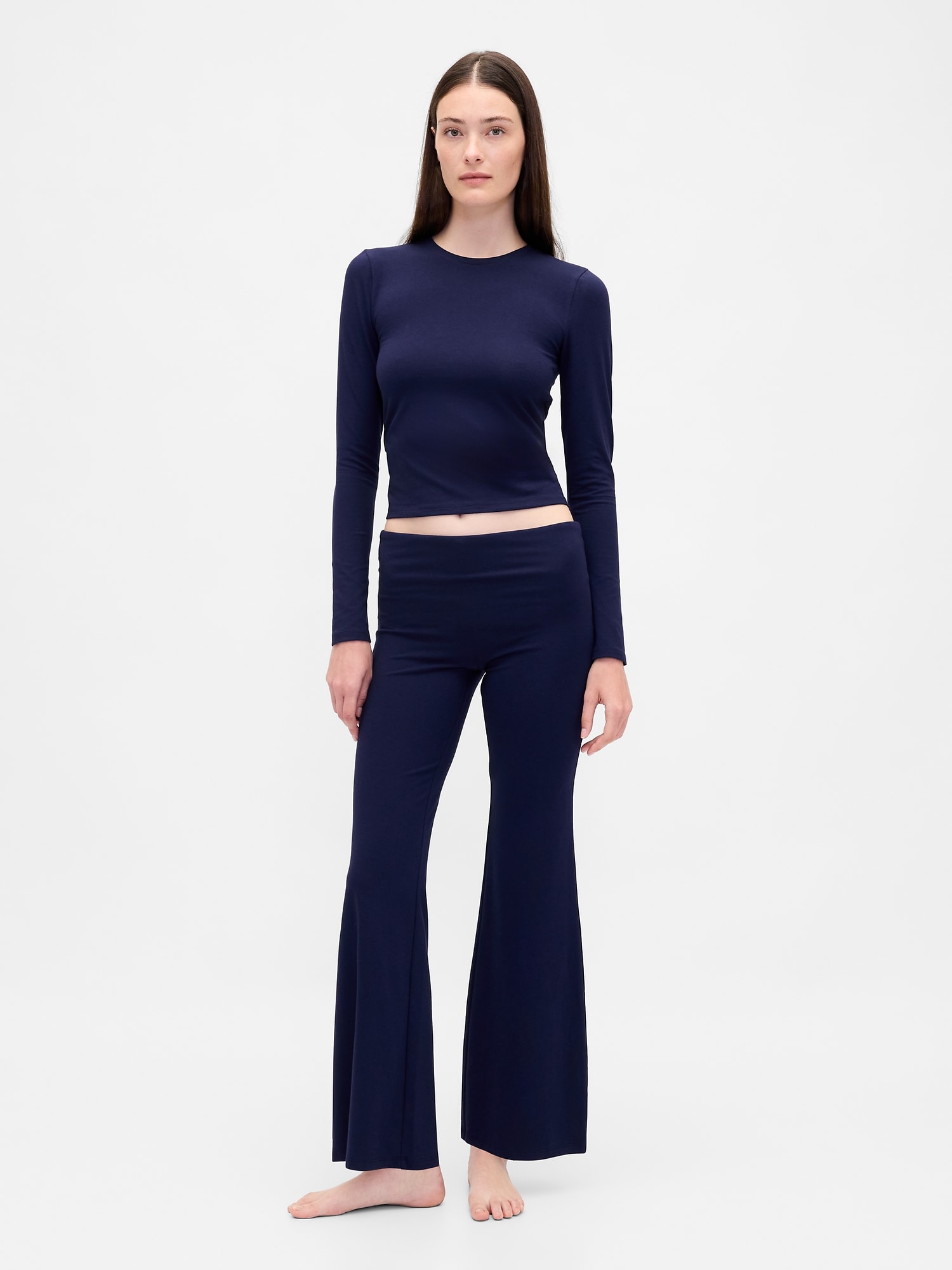 LEGGING À CEINTURE REPLIABLE MODERNE DE PYJAMA