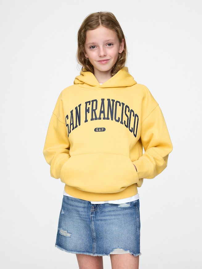 ヴィンテージソフト リラックス パーカー (キッズ)-1