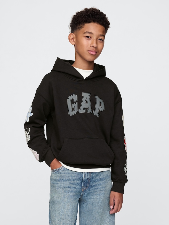 Gap &times; ディズニー ヴィンテージソフト GAPロゴ パーカー (キッズ)-0