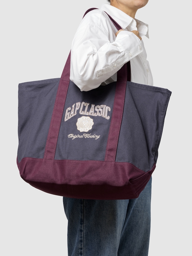 バーシティGAPロゴ トートバッグ-3