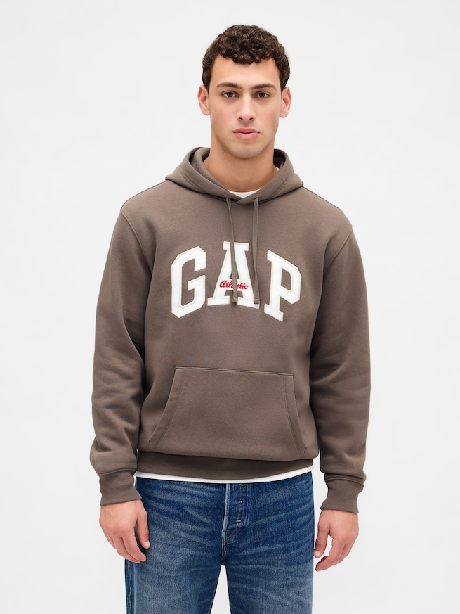 リラックスフィット GAPロゴパーカー-0