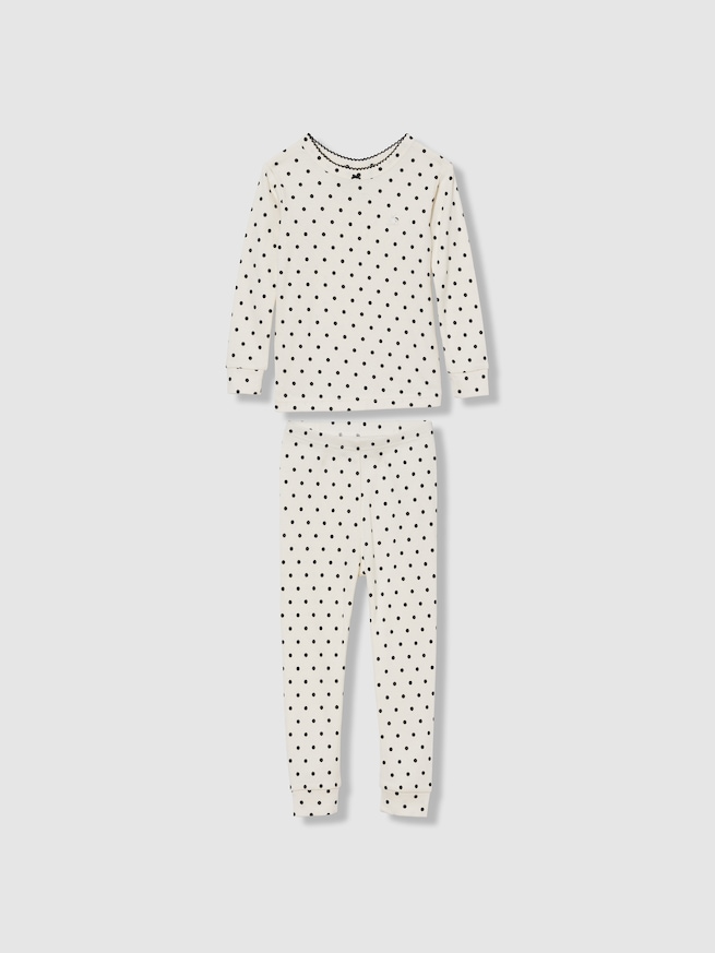 オーガニック ブラッシュドコットン パジャマセット (幼児・ベビー)-2