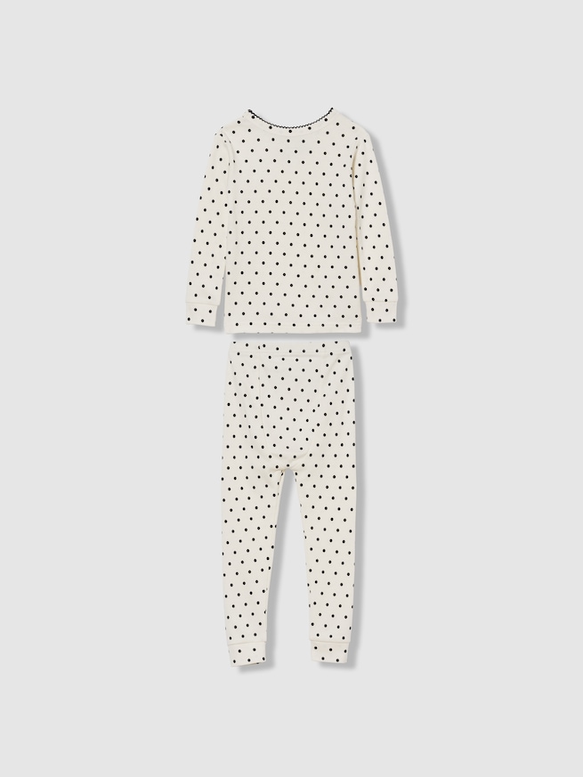 オーガニック ブラッシュドコットン パジャマセット (幼児・ベビー)-1