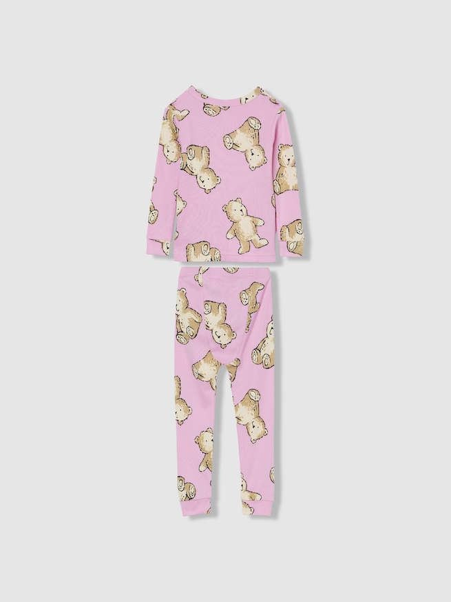 オーガニック ブラッシュドコットン パジャマセット (幼児・ベビー)-1