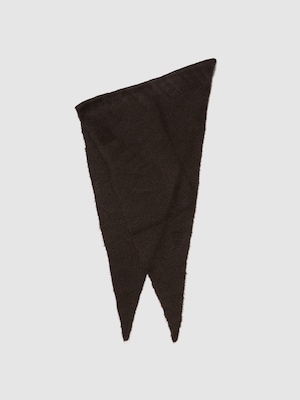 ブラッシュド トライアングルスカーフ