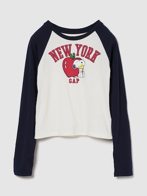 スヌーピー 長袖Tシャツ