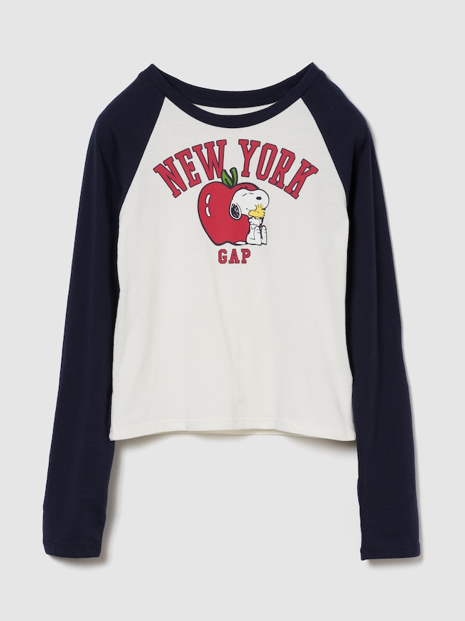 スヌーピー 長袖Tシャツ-0