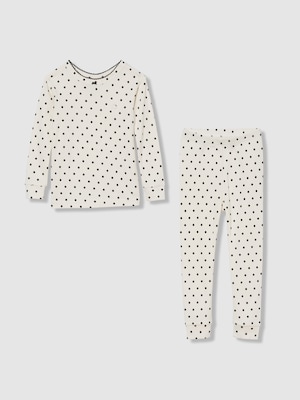 オーガニック ブラッシュドコットン パジャマセット (幼児・ベビー)