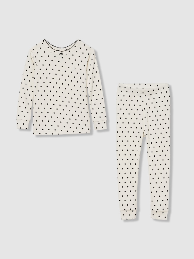 オーガニック ブラッシュドコットン パジャマセット (幼児・ベビー)-0