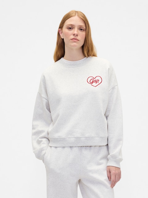 Oversized Holiday Graphic Sweatshirt
