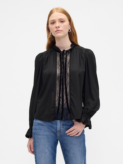 Relaxed Ruffle Top