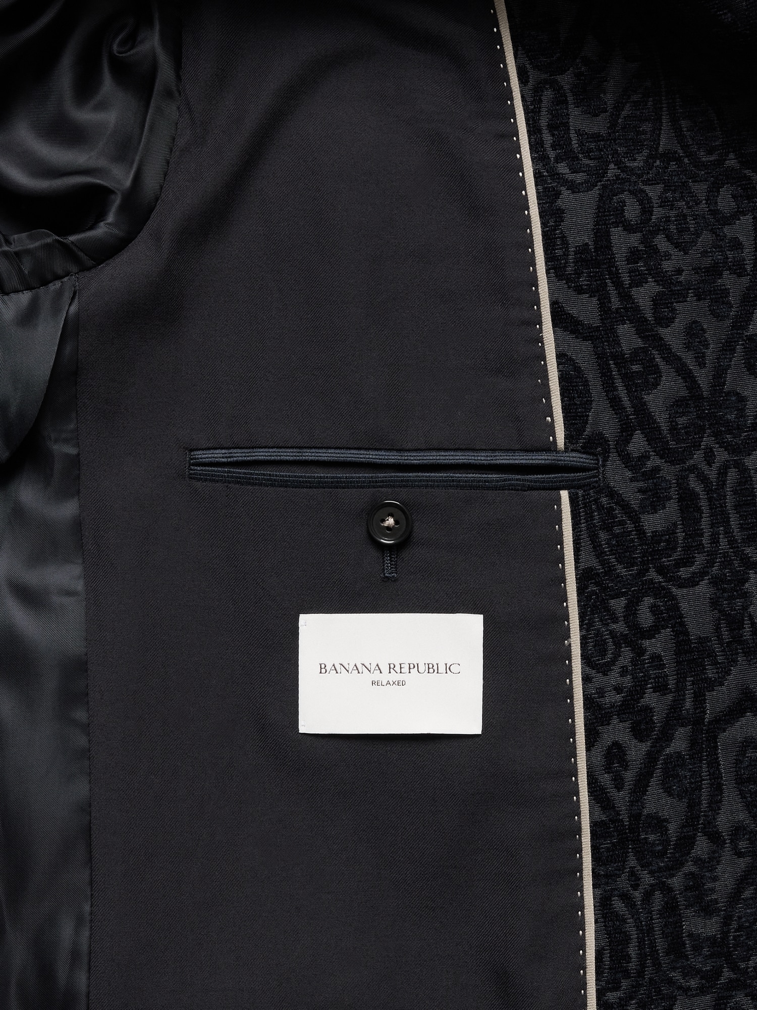 Relaxed Jacquard Tuxedo Jacket