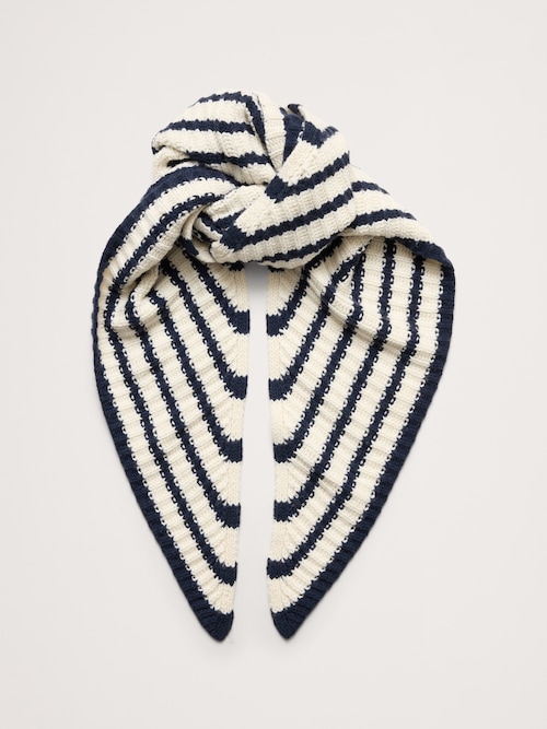 メリノコットン トライアングル スカーフ