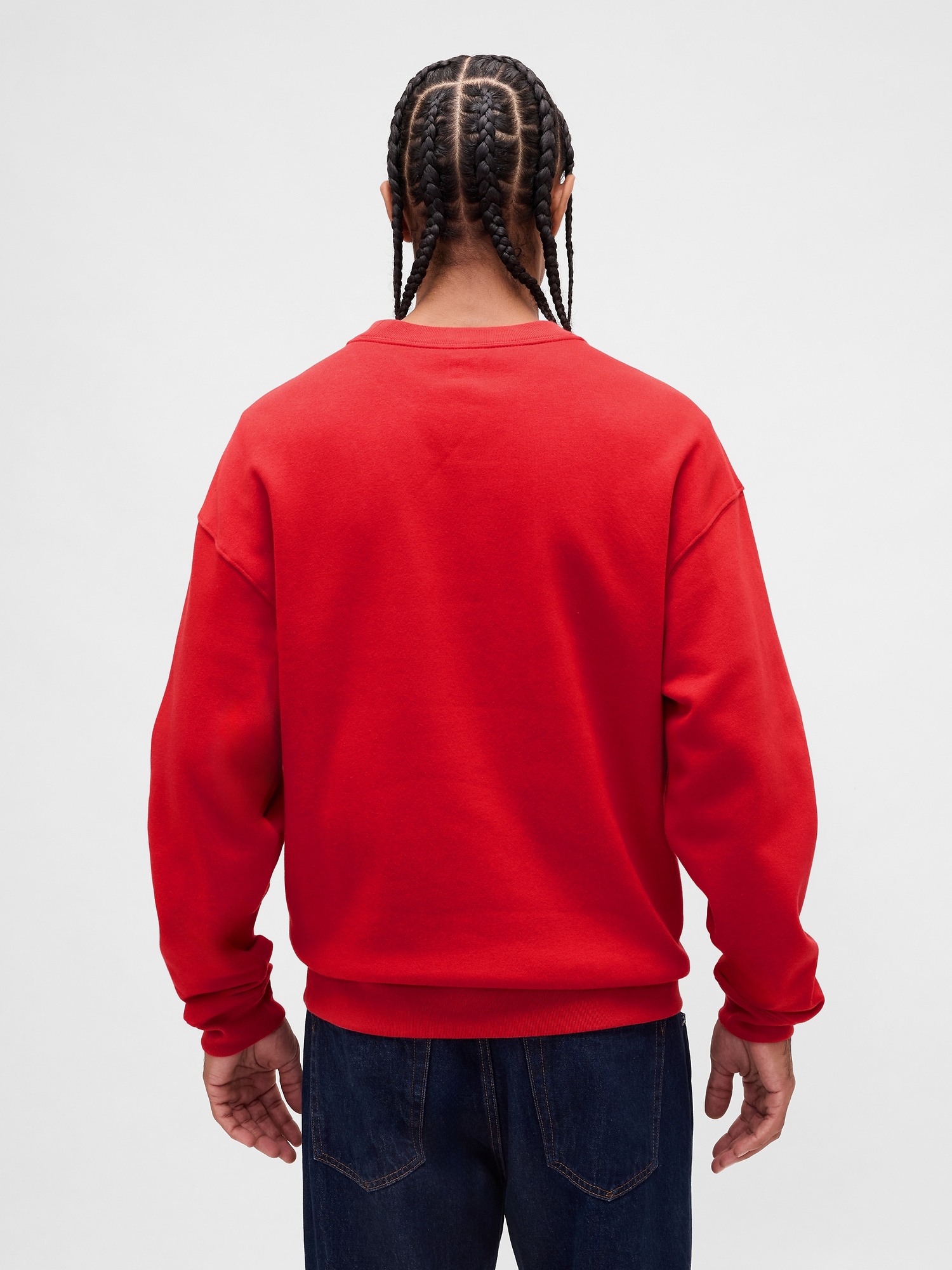 リラックスフィット GAPロゴ クルーネック スウェットシャツ-2