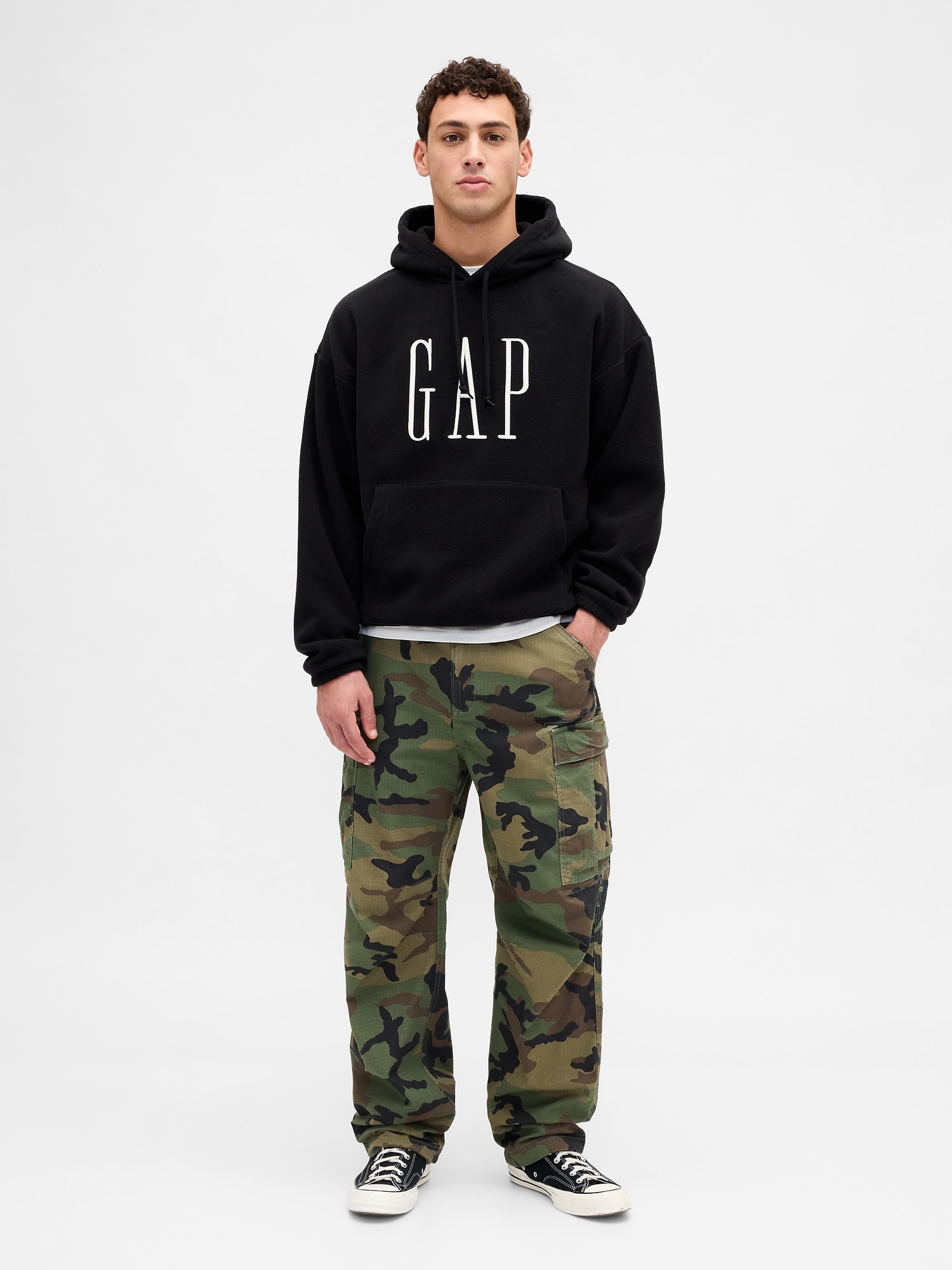 オーバーサイズ GAPロゴパーカー-1