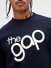 リラックスフィット GAPロゴ クルーネック スウェットシャツ-3