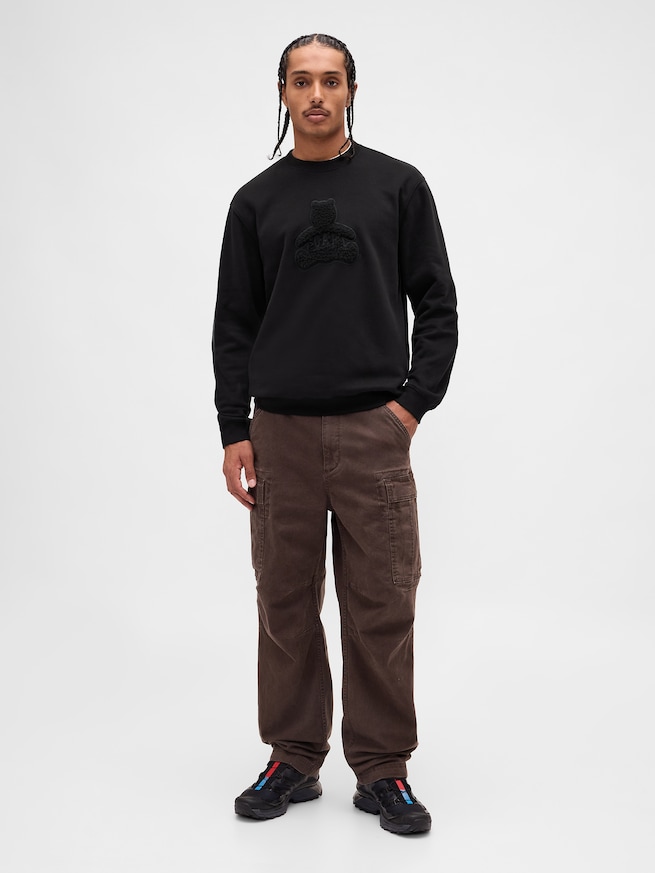 ヴィンテージソフト ブラナンベア GAPロゴ スウェットシャツ-1