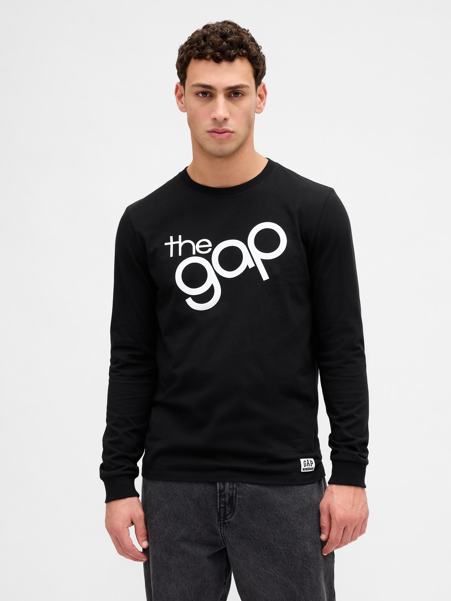 GAP 黒　ロンT Gap公式オンラインストア | オーバーサイズ クロップド Tシャツ