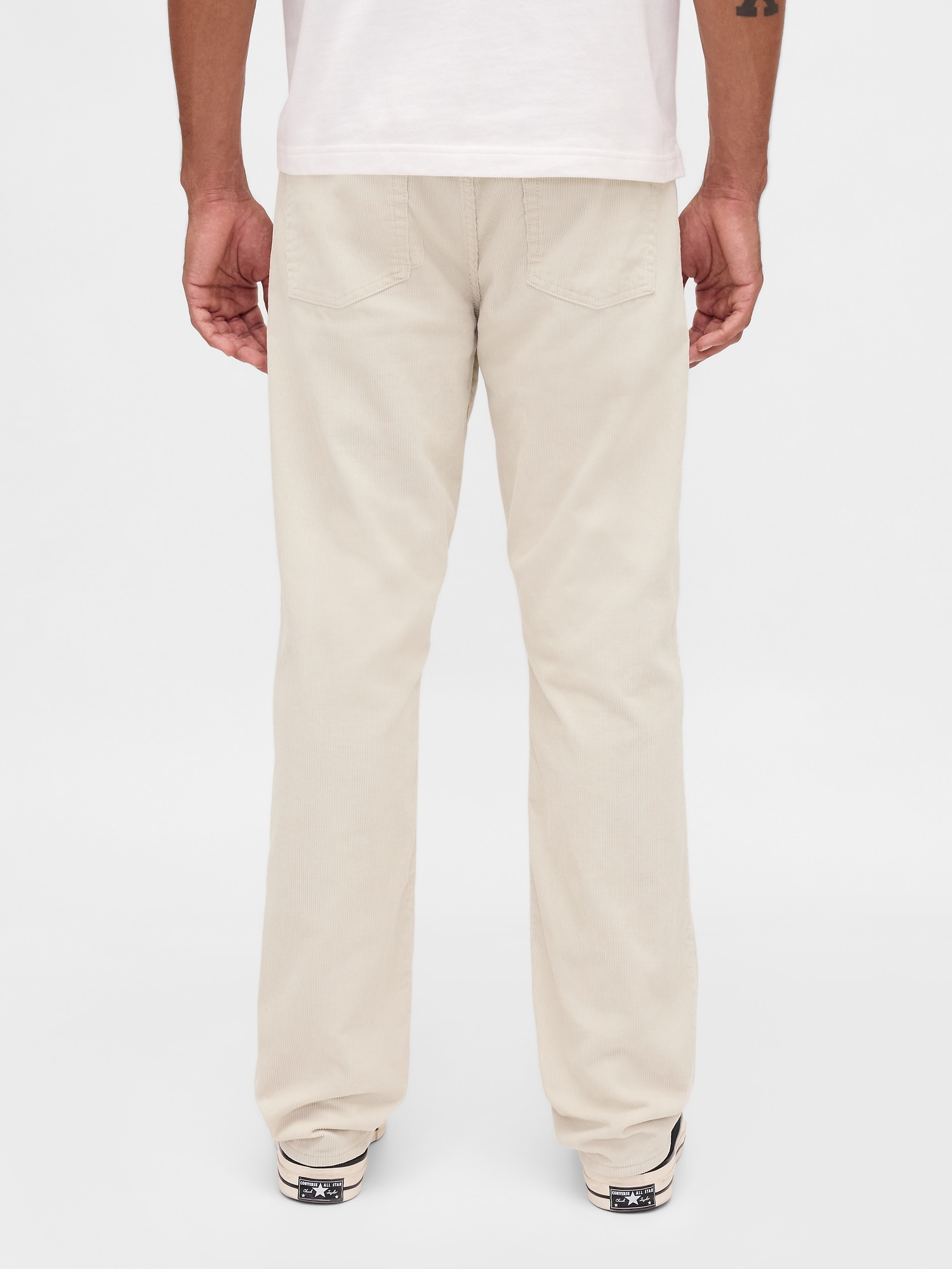 コーデュロイ リラックス ストレートパンツ-3