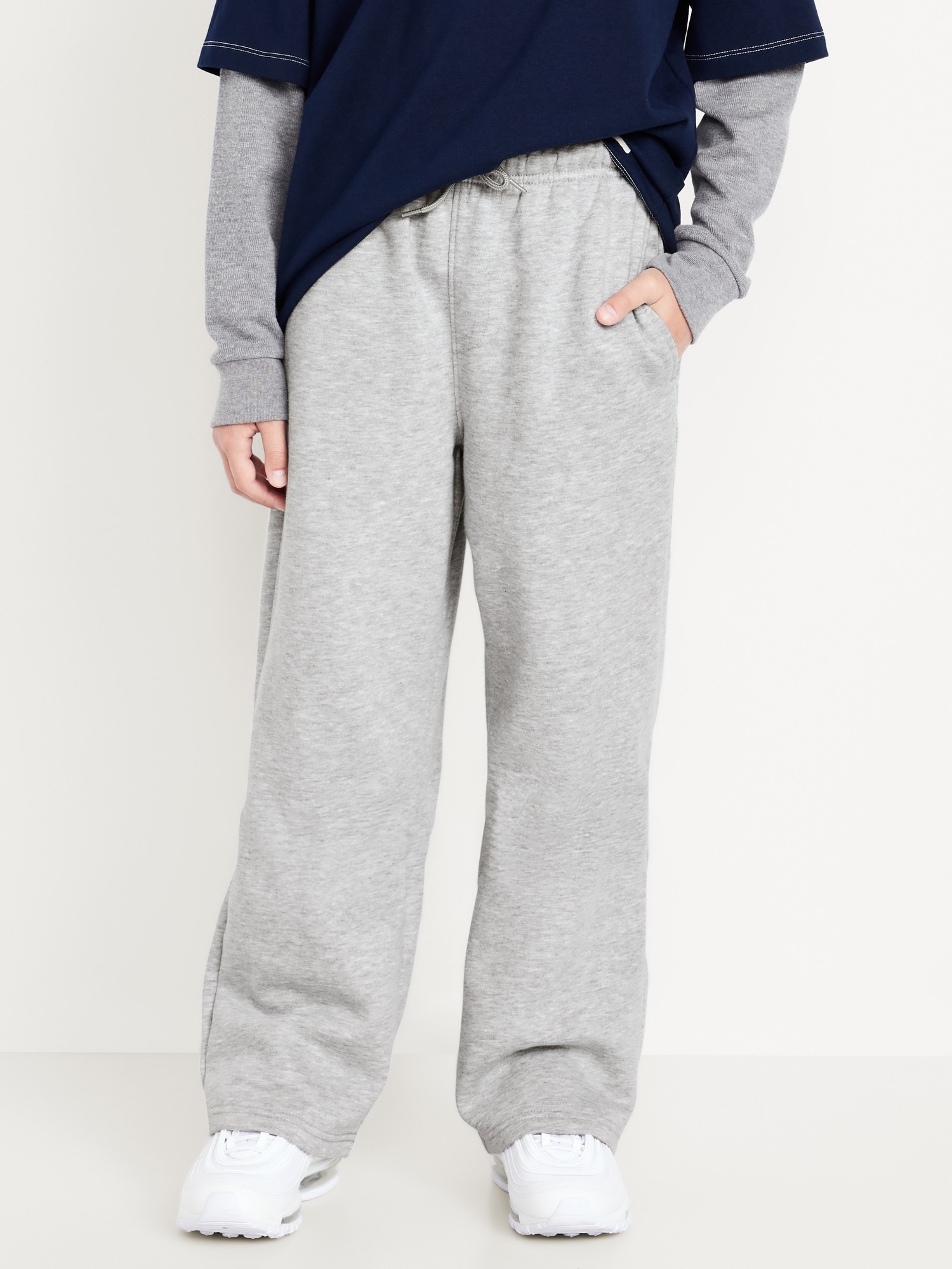 PANTALON FAVORI À COUPE TRÈS GÉNÉREUSE EN MOLLETON POUR TOUT-PETIT GARÇON