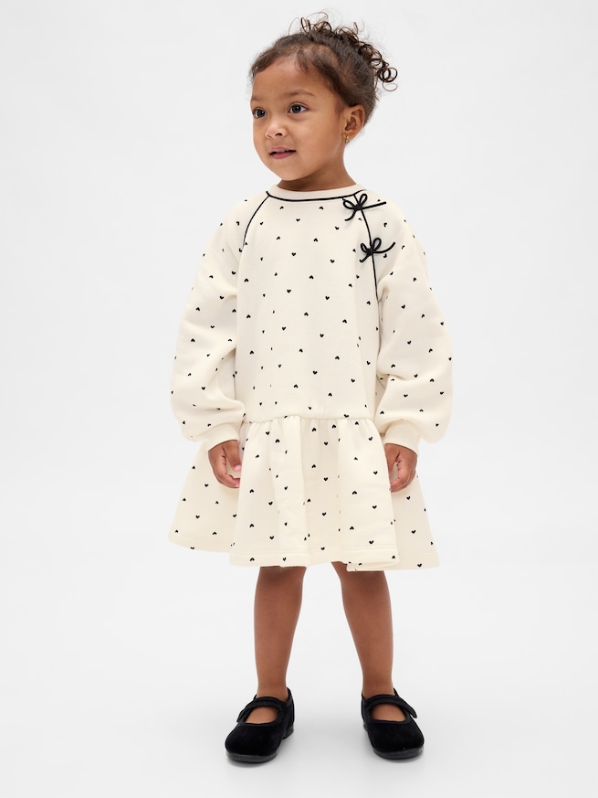 ボウ スウェットワンピース (幼児・ベビー)-2