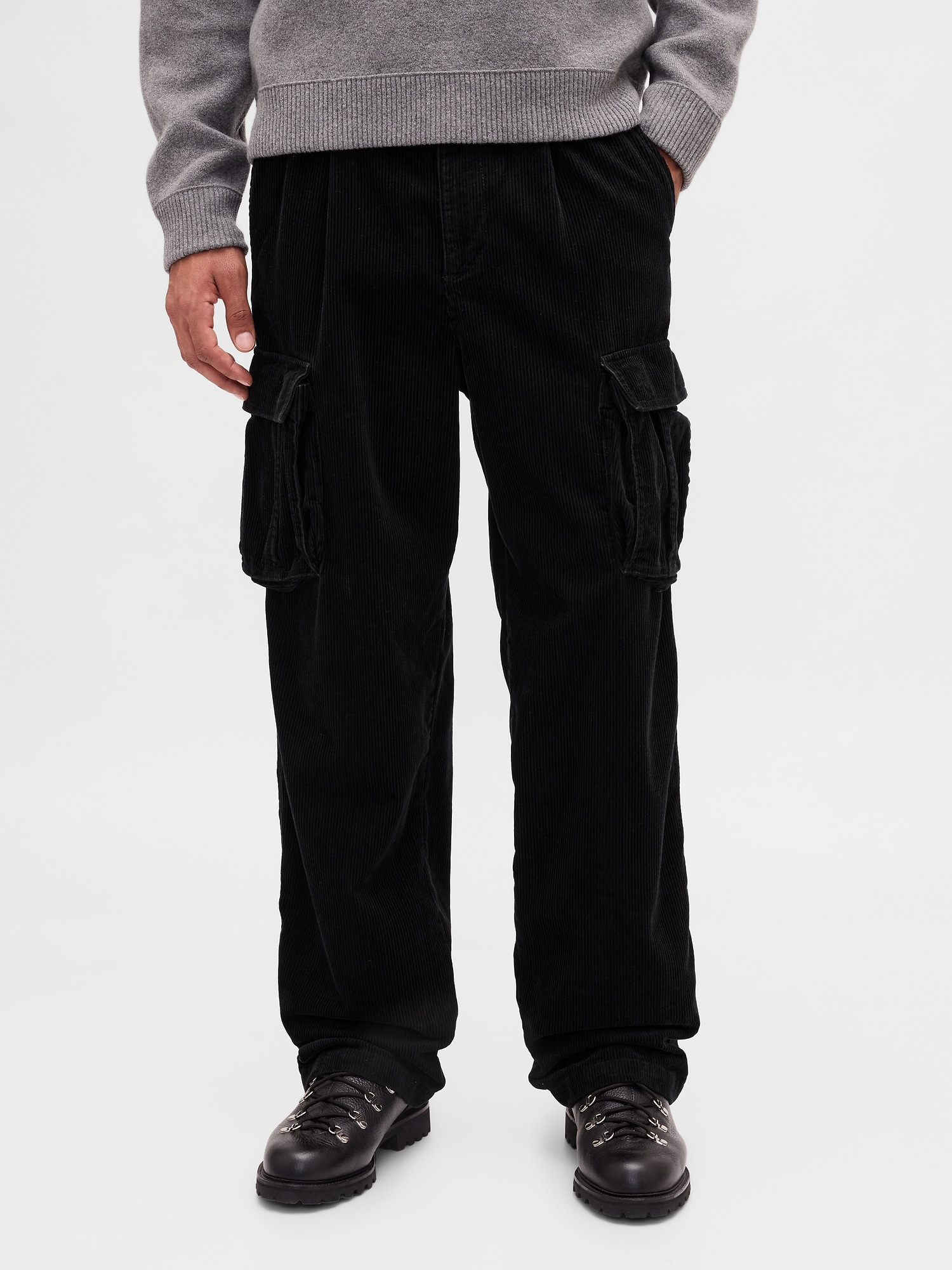 Gap公式オンラインストア | バギー コーデュロイ カーゴパンツ