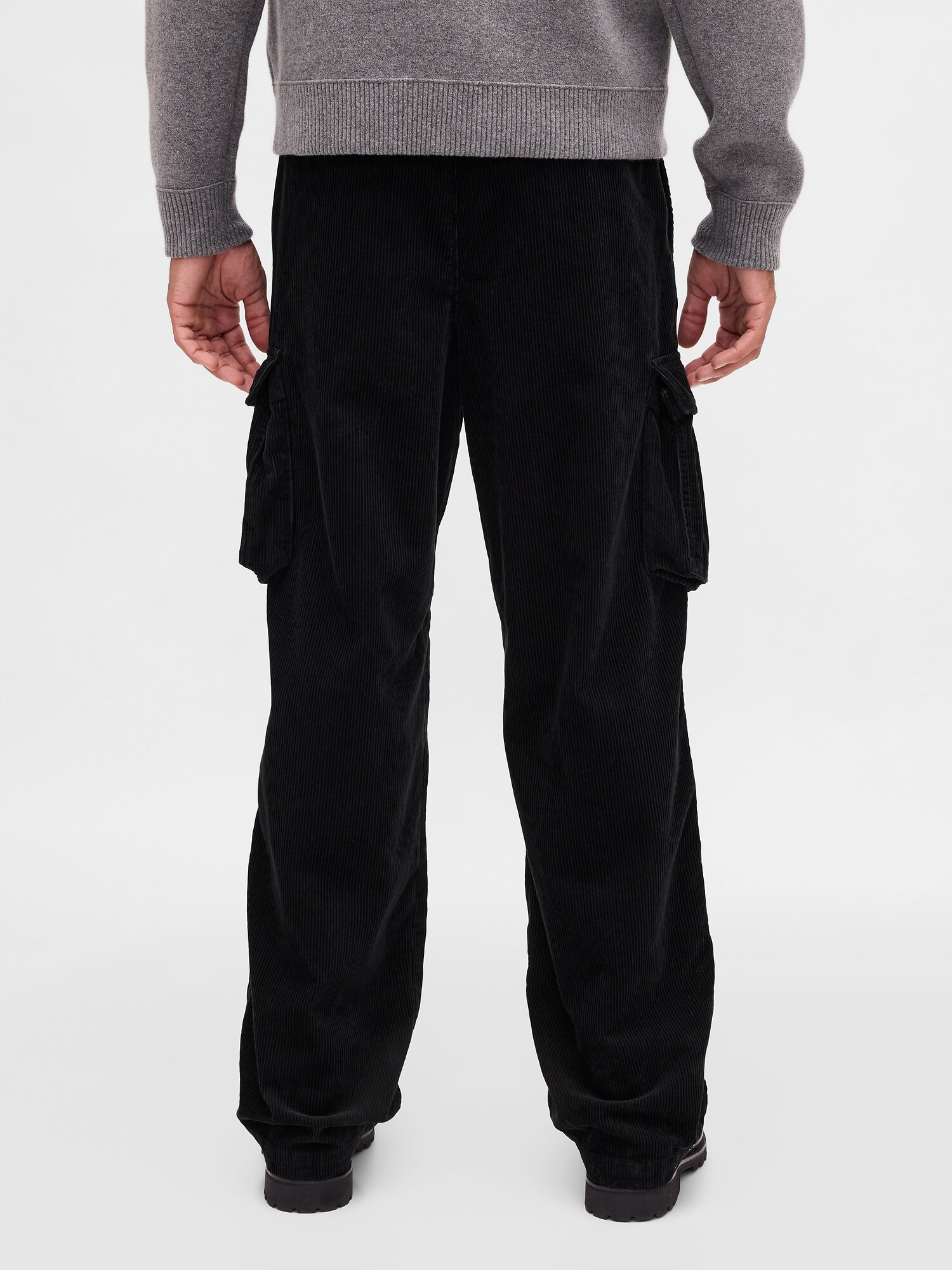 【極太】コーデュロイカーゴパンツ XL〜3XL｜マチ付きポケット×ダブルニー 極太】コーデュロイカーゴパンツ XL〜3XL｜マチ付きポケット