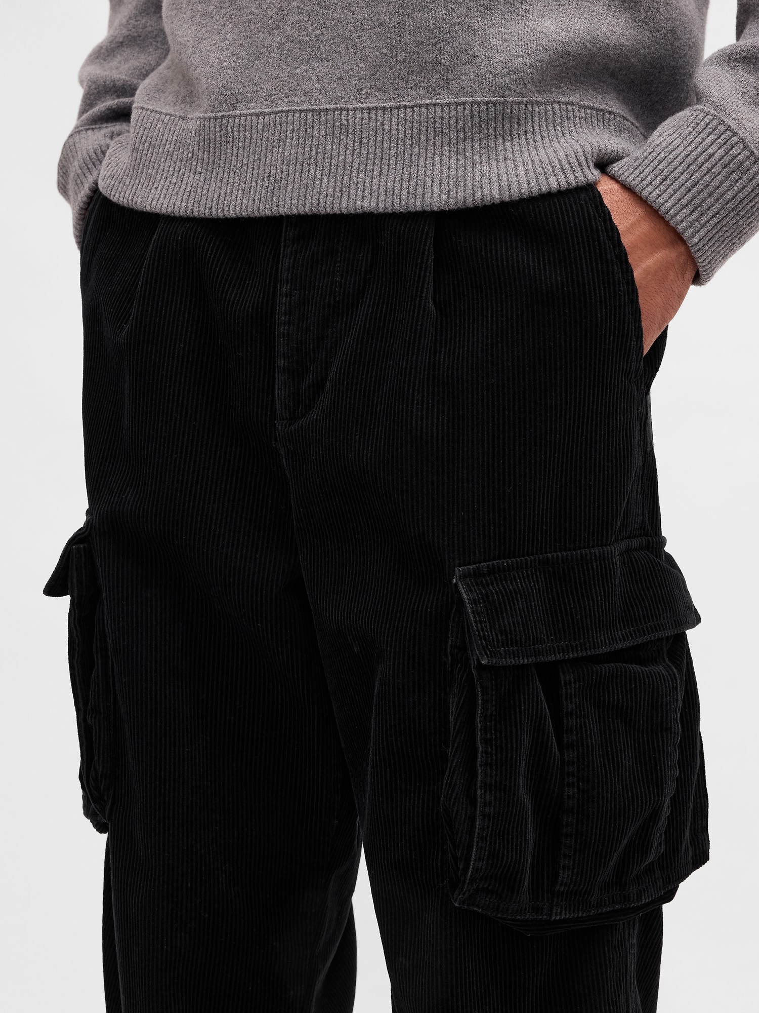 Gap公式オンラインストア | バギー コーデュロイ カーゴパンツ