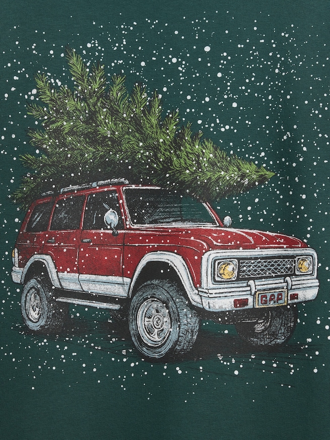 クルーネック グラフィック スウェットシャツ (キッズ)-2