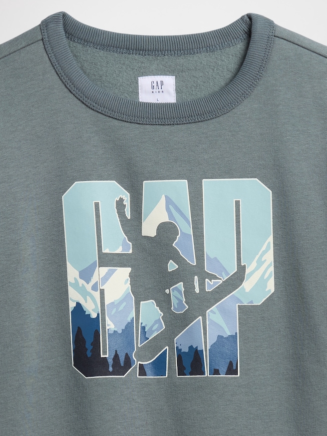 クルーネック グラフィック スウェットシャツ (キッズ)-2