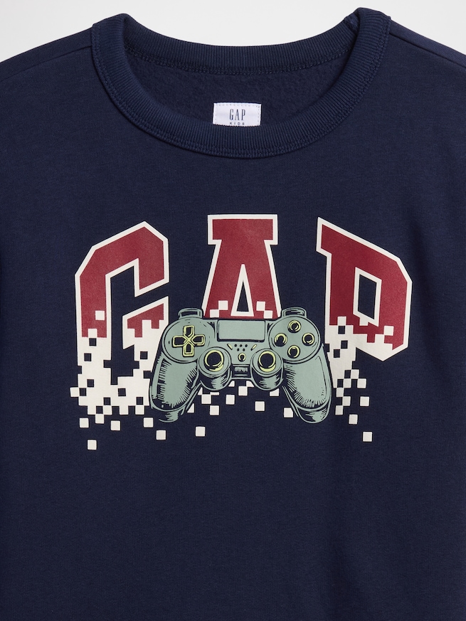 クルーネック グラフィック スウェットシャツ (キッズ)-2