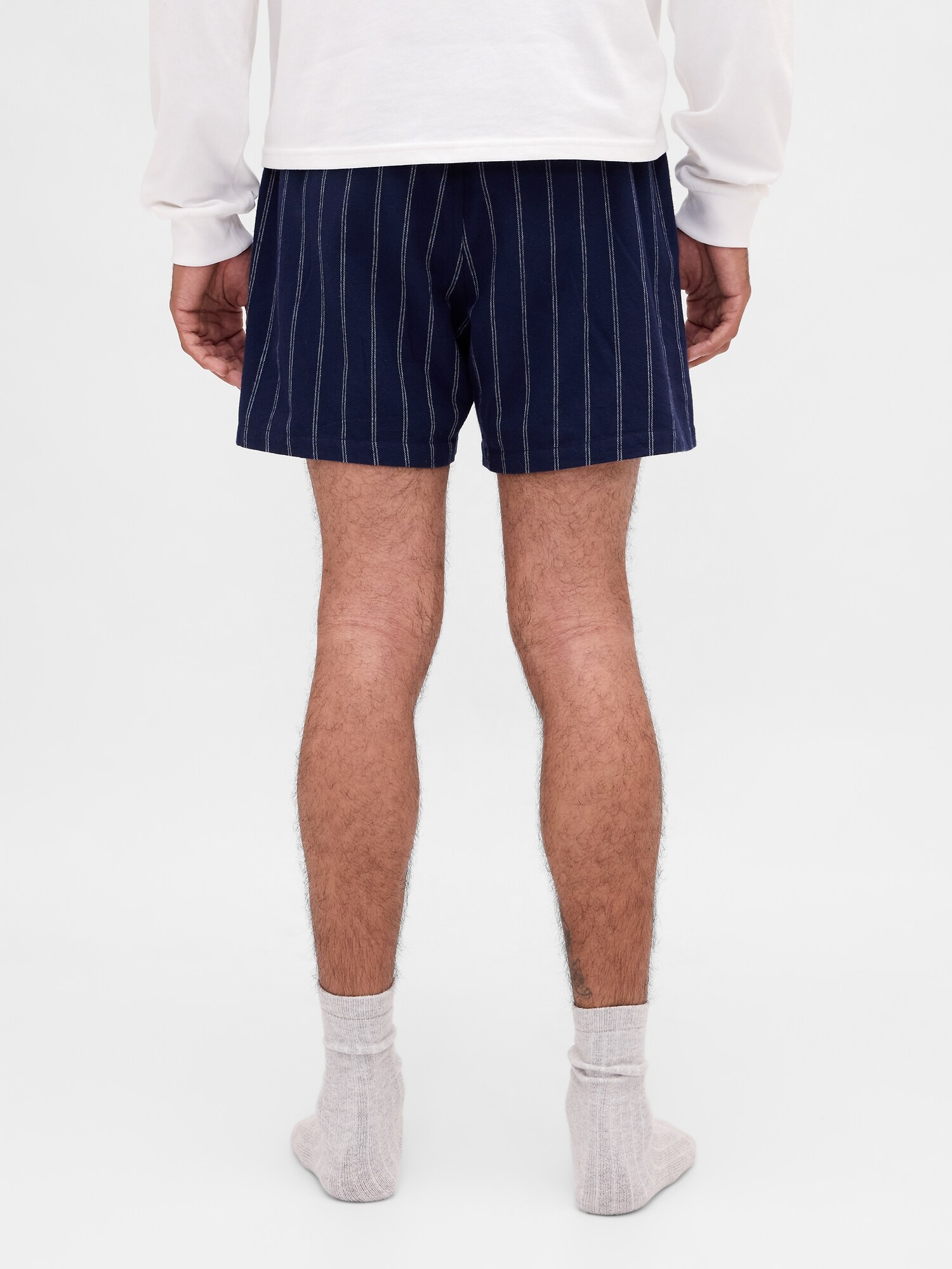 スーパーソフト フランネル パジャマ ボクサーショートパンツ (ユニセックス)-2