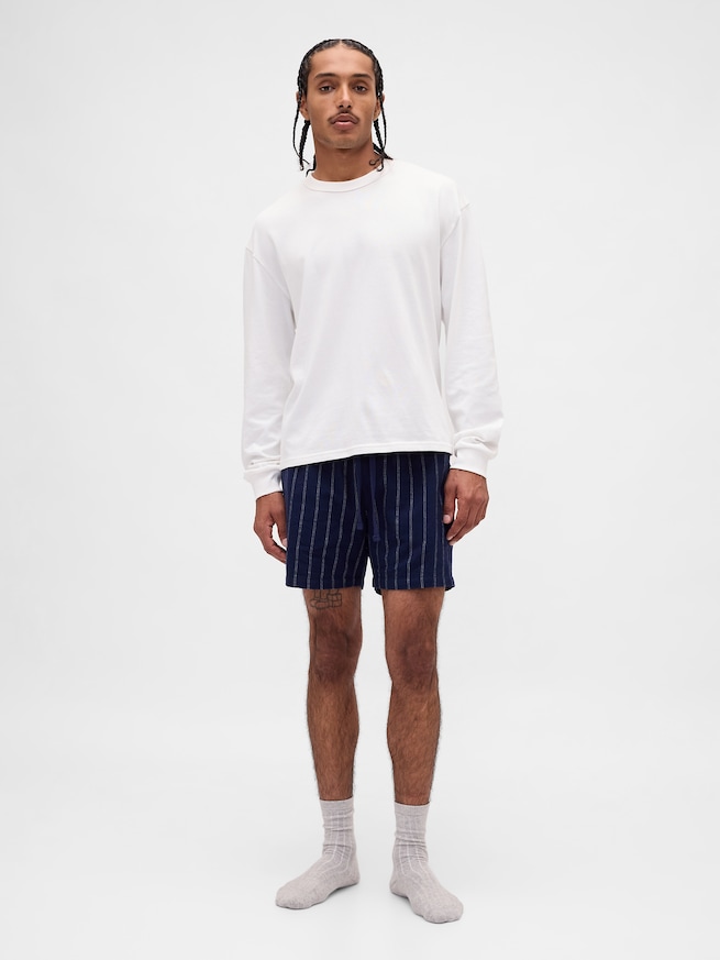 スーパーソフト フランネル パジャマ ボクサーショートパンツ (ユニセックス)-3