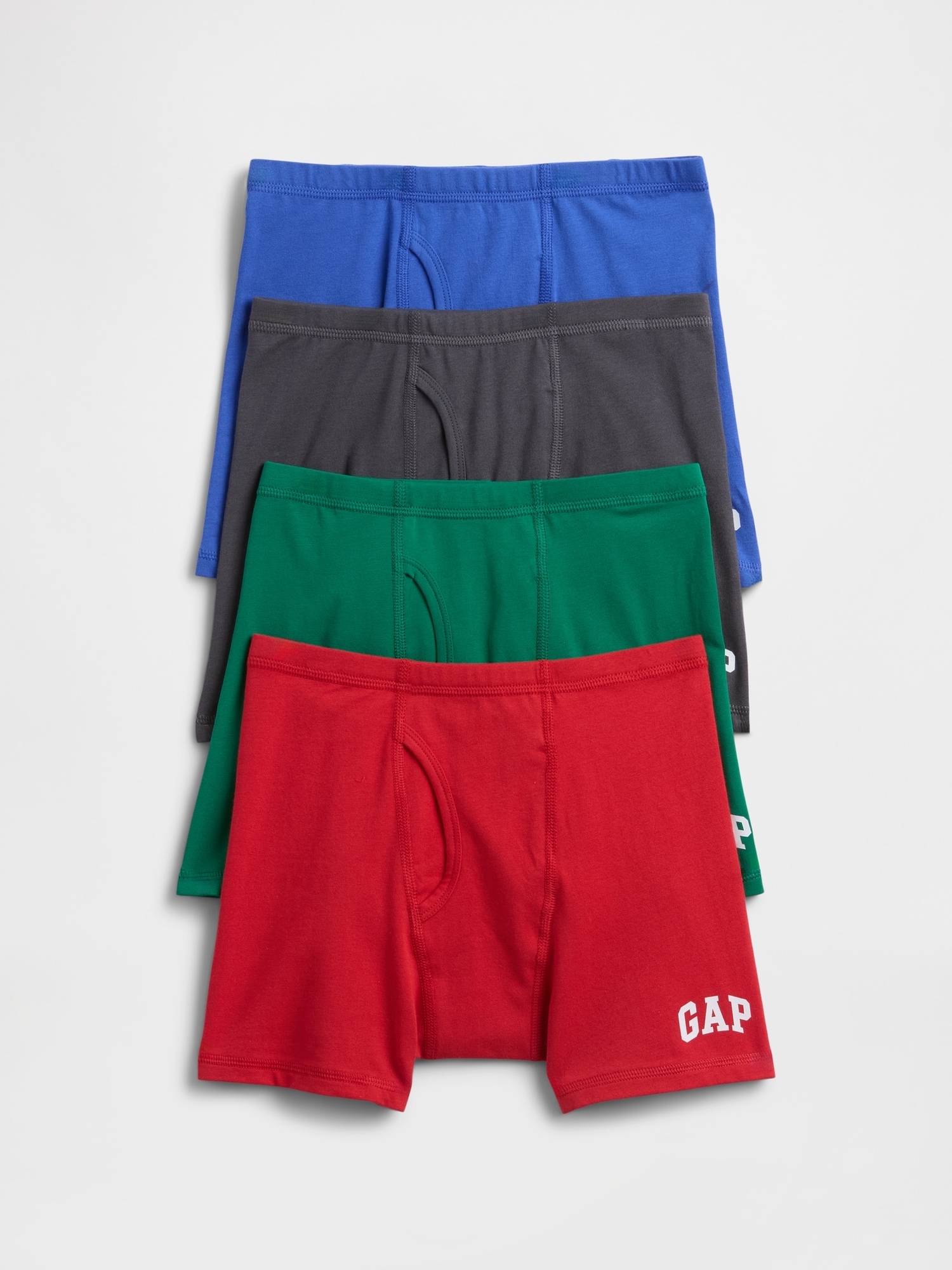 Gap GAPロゴ ボクサーブリーフ 4枚セット (キッズ) Gap GAPロゴ ボクサーブリーフ 4枚セット (キッズ)