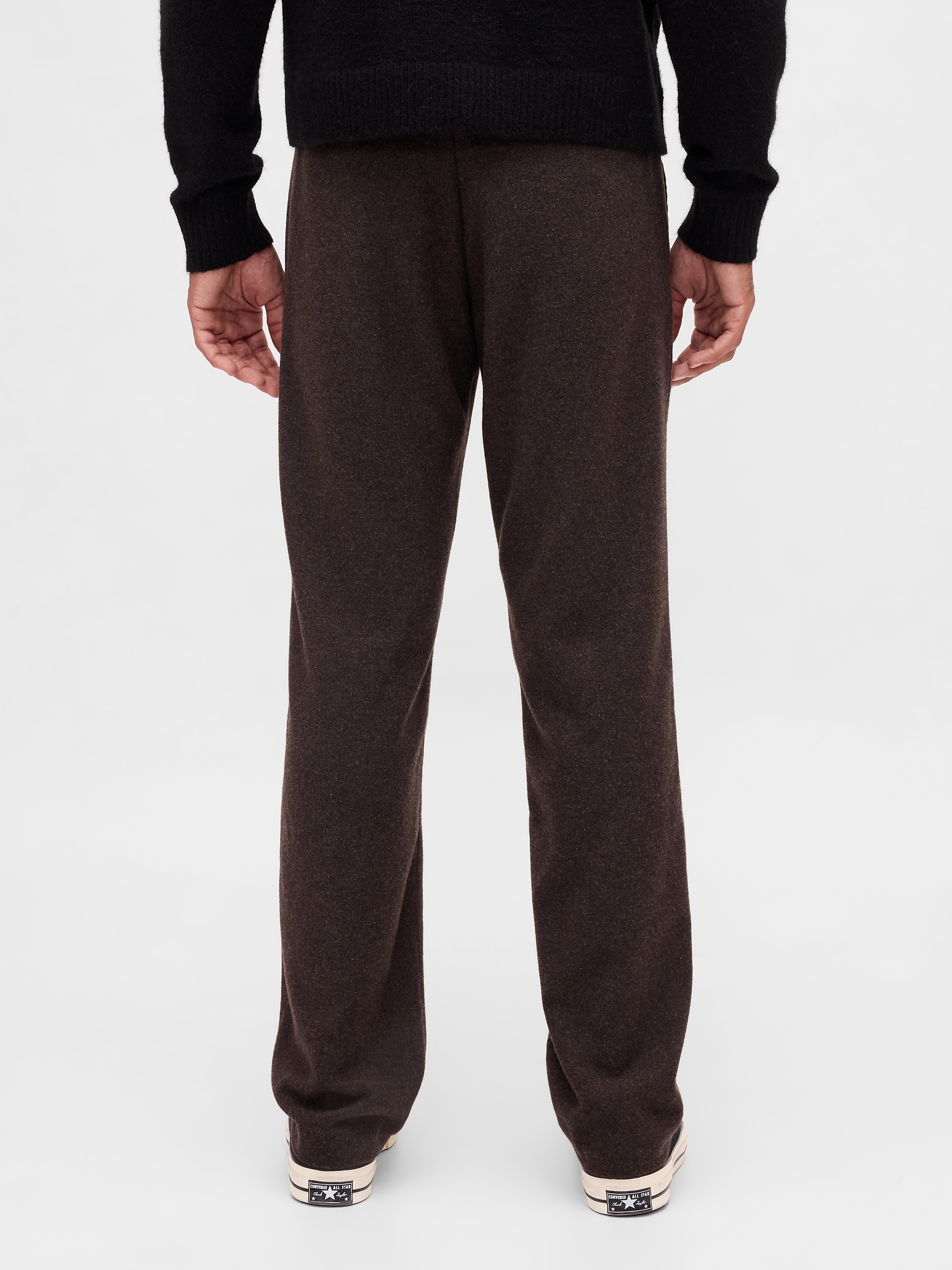 新品未使用GAPカシミヤウールスラックス　ブーツカット　ベルボトム　ブラウン Gap公式オンラインストア | ウールブレンド リラックスフィット