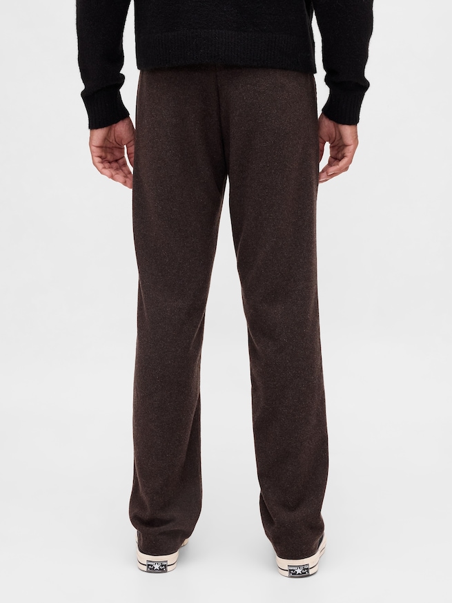 ウールブレンド リラックスフィット ストレート トラウザーパンツ-3