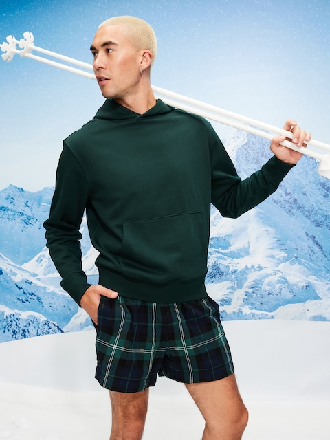 Plaid Flannel Boxer Shorts