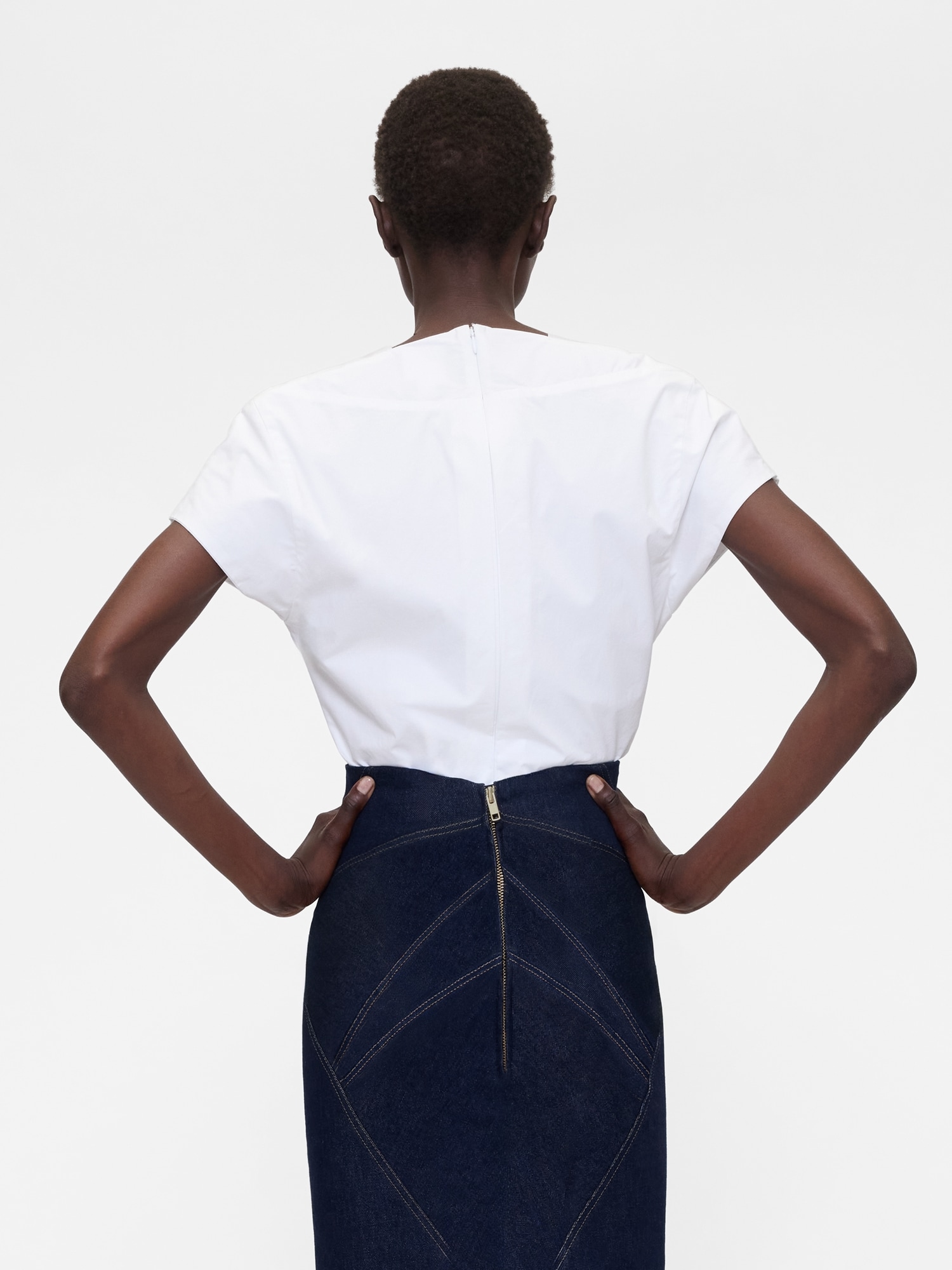 GapStudio ポプリンボディスーツ-1