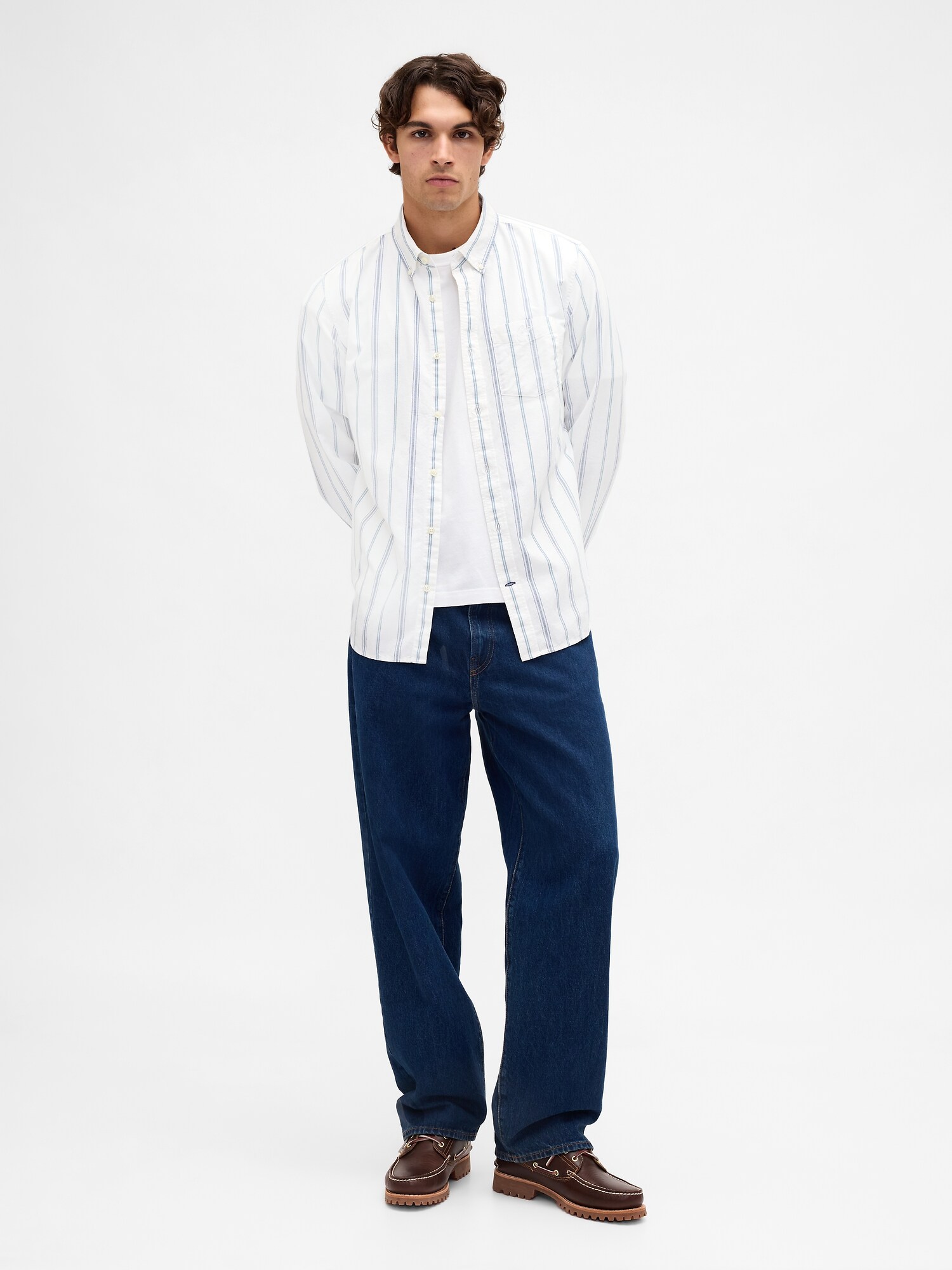 がっち様確認用 Gap公式オンラインストア | スタンダードフィット オックスフォードシャツ