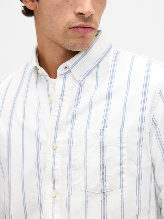 スタンダードフィット オックスフォードシャツ-3