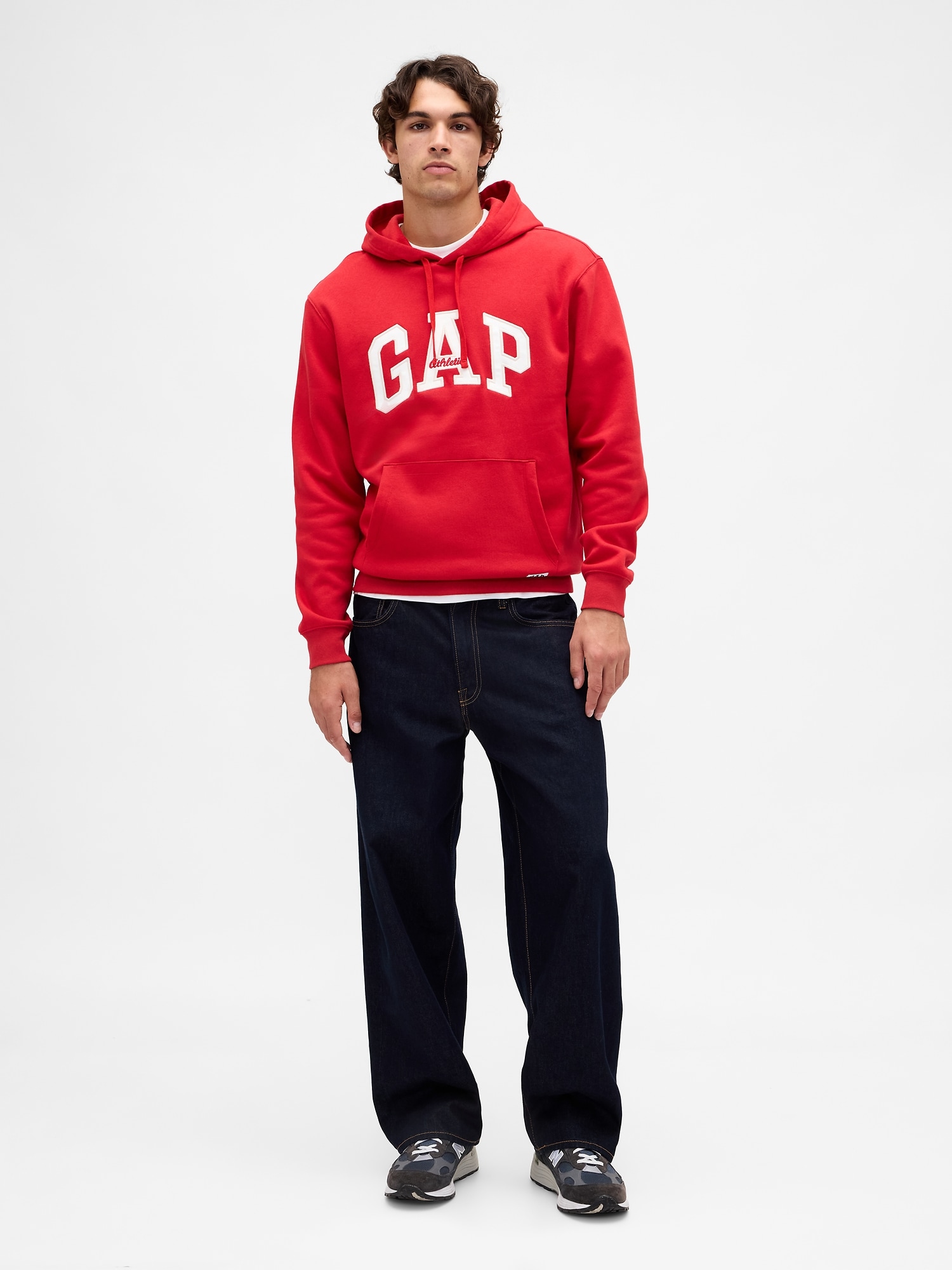 リラックスフィット GAPロゴパーカー-1