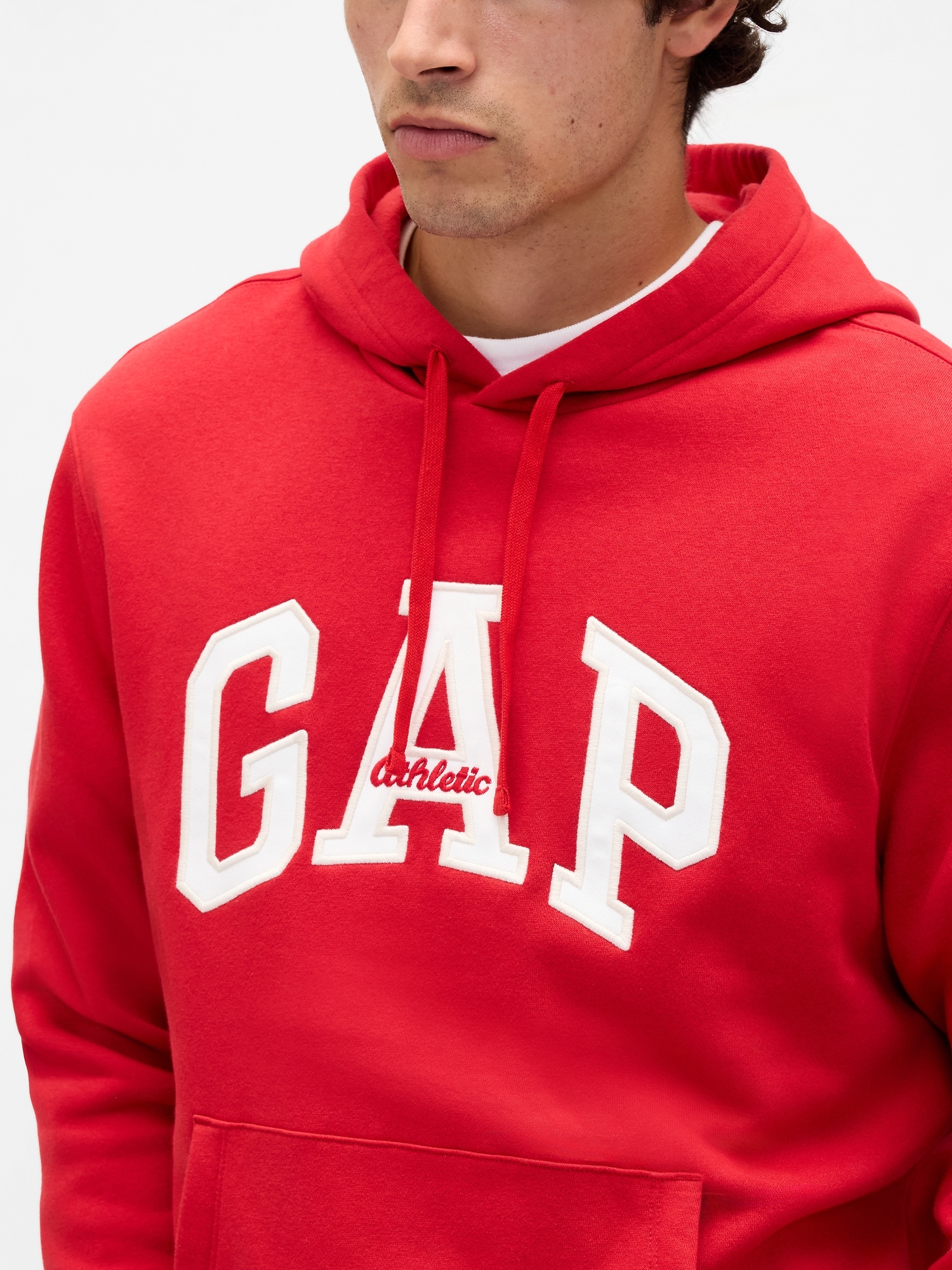 リラックスフィット GAPロゴパーカー-3