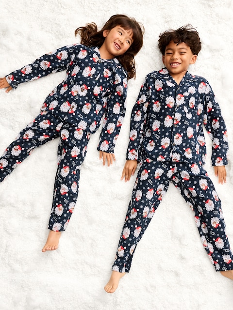 PYJAMA BOUTONNÉ À MOTIF UNISEXE POUR ENFANT