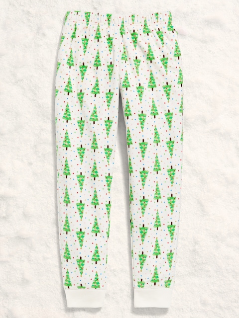 Gender-Neutral Microfleece Jogger Pajama Pants for Kids
